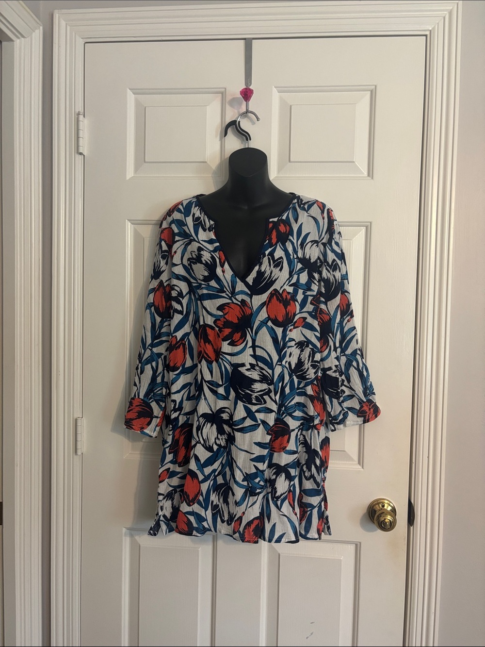 J Crew Tulip Tunic Swim Cover Up size XL
